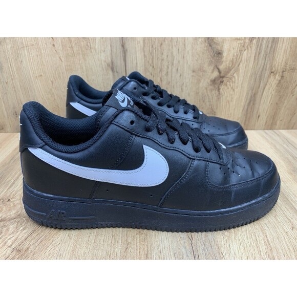 Nike Air Force 1 \'07 Black White FZ0627-010 Men\'s Size 10 Low Top Sneakers main image 9